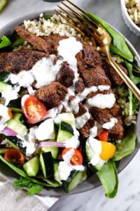 Taza Grill East Lyme Lamb Shawarma Salad